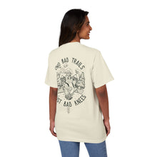 Load image into Gallery viewer, No Bad Trails Unisex Garment-Dyed Drop-Shoulder T-shirt